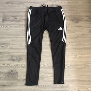 Adidas black joggers